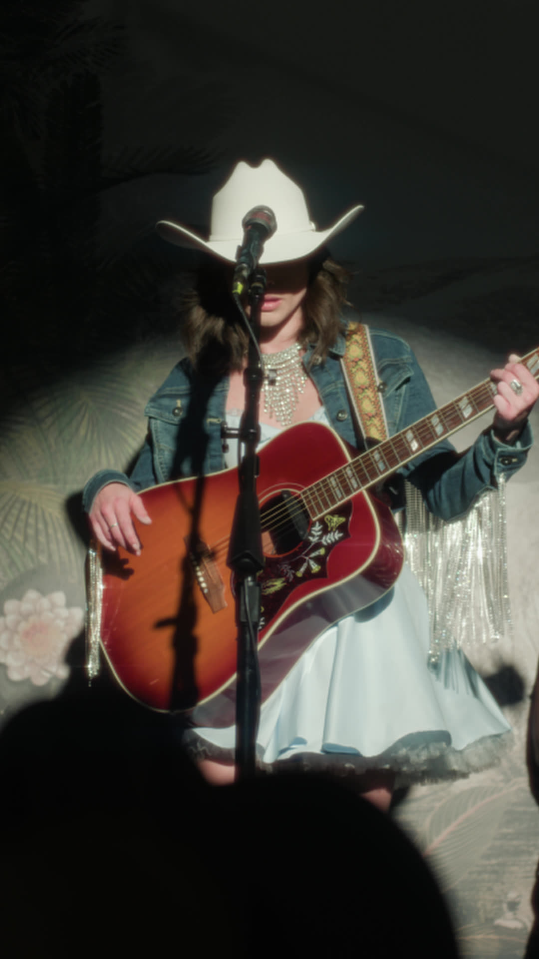 Country Heartthrob — female lead smiling in the recording studio